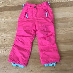 Mini Boden pink ski/snow pants size 2-3 years